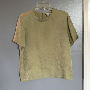 Silk Short Sleeve Top